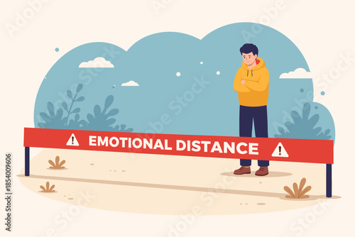 Overcoming emotional distance with self-reflection and personal growth