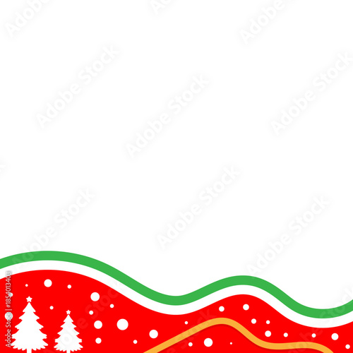 Christmas Footer Illustration