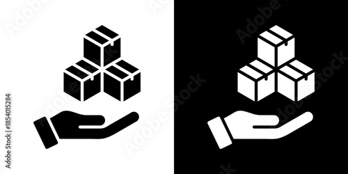 Product Management Icon Set Vector Collection Isolated In Black And White