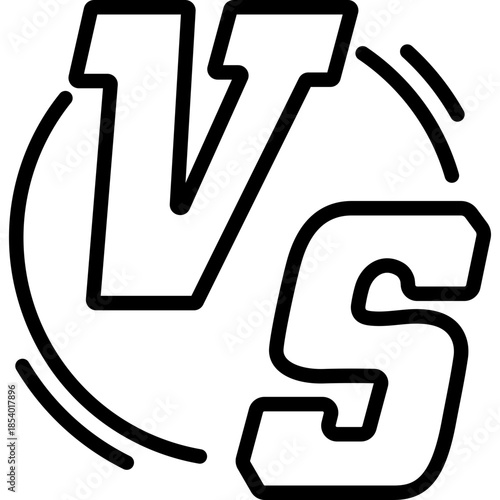 Versus Vector Illustration