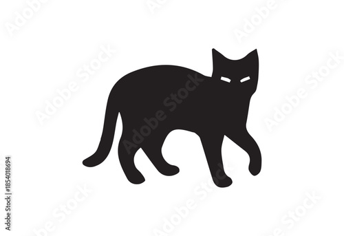 Black Cat Silhouette – Royalty-Free Vector | Vectorcat.