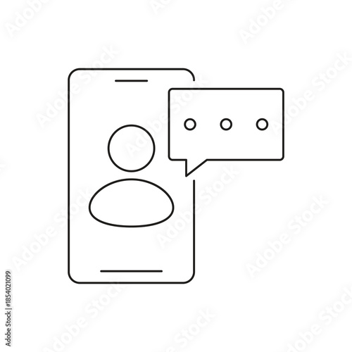 Mobile Messaging and Chat Communication User