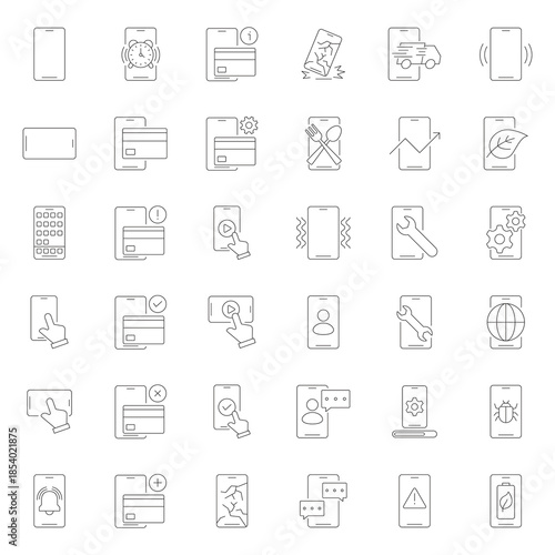 Ultimate Mobile UI UX Line Sheet