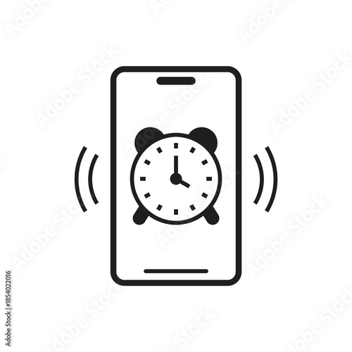 Solid Mobile Alarm Clock Wake Up Alert