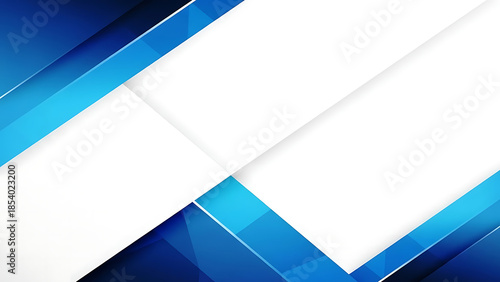 Abstract blue white modern geometric background for technology, business presentations, and corporate design.