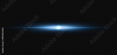 Vector illustration in blue color. Set of light effects. Glare and flash. Bright beams of light. Glowing lines. Vector illustration.Dust. Christmas Flash.
