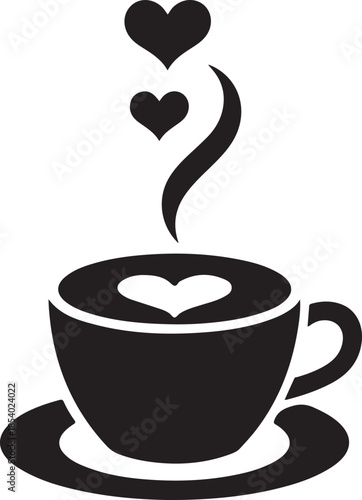 coffee cup with heart