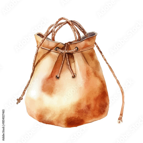 Watercolor design, with minimal yet artistic elements for creative designs. hand-drawn paint, A beautiful painting of shepherdas_purse set, EPS format, isolated on a white background