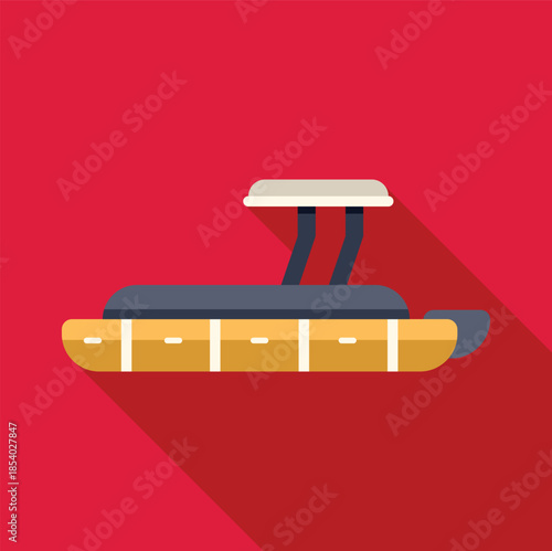 Resurfacer vehicle preparing ice rink for winter sport activity