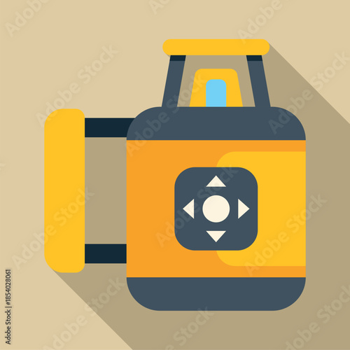 Laser level device providing precise measurement for construction and engineering projects