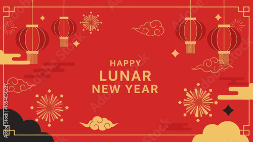 Festive Lanterns and Fireworks Celebrate Lunar New Year with Joy and Tradition