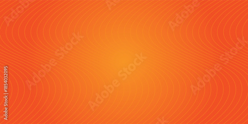 Vector abstract background with dynamic orange waves, lines and particles. vector