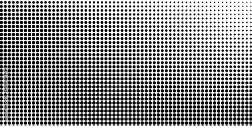 Set of halftone dots gradient pattern texture isolated on white background. Straight dotted spots using halftone circle dot raster texture. modern design