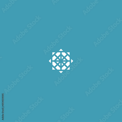 Celtic knot logo icon flat vector design