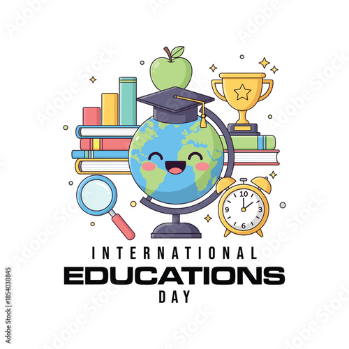 International Education Day Design Background