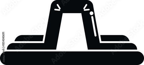 Bouncy castle providing fun recreation and kids entertainment