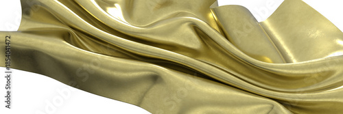Gilded Waves: Abstract 3D G...
