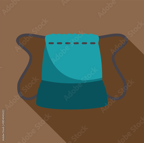 Drawstring backpack representing a carry bag for sports and fitness activities