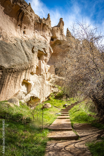 zelve, open air museum, cappadocia, rock formations, fairy chimneys, pigeon loft, caves, turkiye, turkey