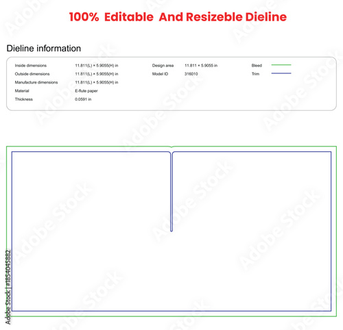 paper inserts dividers dieline template box dieline die lines packaging custom dieline  box cardboard box dieline pizza box dieline printable product packaging layout,