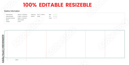 polygonal sleeve box dieline template box dieline die lines packaging custom dieline  box cardboard box dieline pizza box dieline printable product packaging layout,