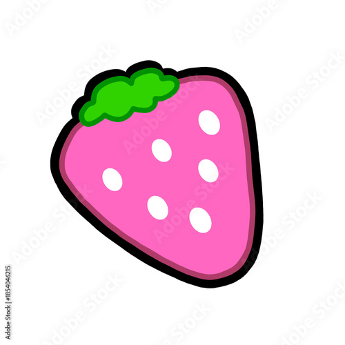vector illustration of a strawberry