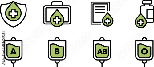 Icon Pack care, emergency, hospitalize, nursing for Web Interfaces, UI UX, Mobile Apps, and Digital Asset Use