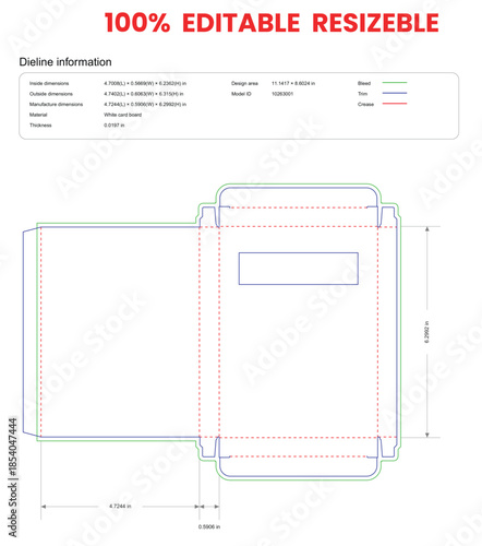 straight tuck end box with window dieline template box dieline die lines packaging custom dieline  box cardboard box dieline pizza box dieline printable product packaging layout,