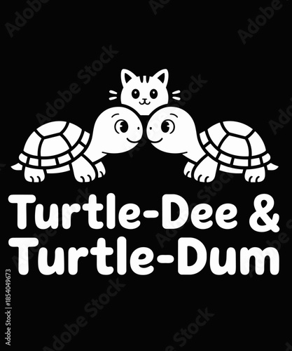 Turtle Dee and Turtle Dum couples