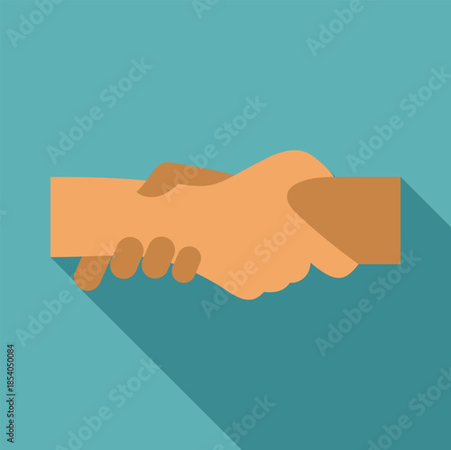 Hands shaking showing agreement, partnership, supporting each other