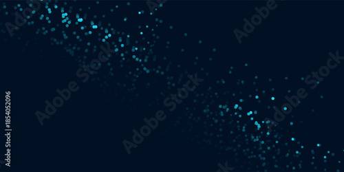 Dot white blue wave light screen gradient texture background. Abstract  technology big data digital background. 3d rendering.