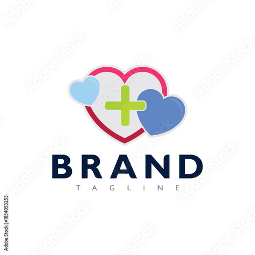 Professional Mom And Baby Care Logo Vector Icon For Medical And Parenting Brands