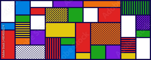 Pop Art Pattern with Ben Day Dots