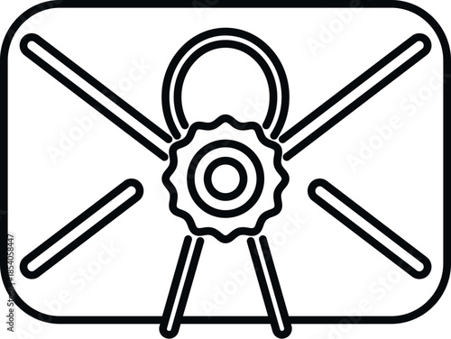 Certificate or diploma document displaying achievement and success