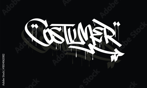 COSTUMER graffiti tag style design