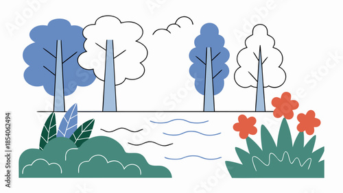 Vibrant Rainforest Canopy with Dappled Light and Lush Greenery