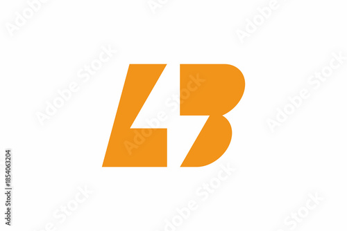 Letter LB Electric Logo 