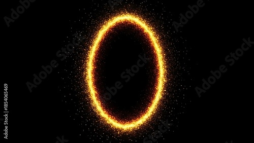 Solar Eclipse Ring of Fire in Space