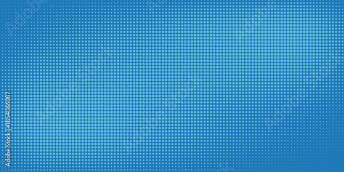 Old comic blue background with halftone gradient in pop art retro style.