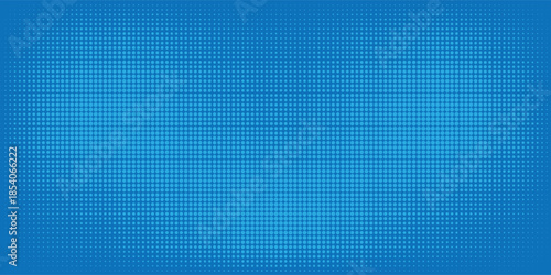 Blue Halftone Pattern Background With Dotted Texture For Design And Media Projects Stock
