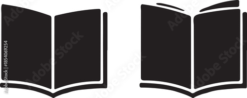 open book vector illustration