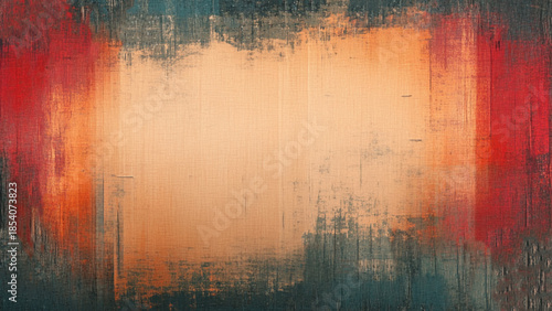 Vintage old cracked paint wall, background texture of aging grunge surface. 