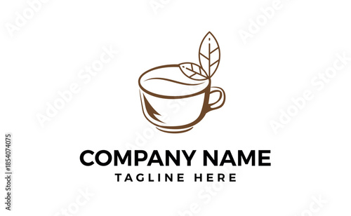 tea cup Line Icon Vector Illustration stock illustration