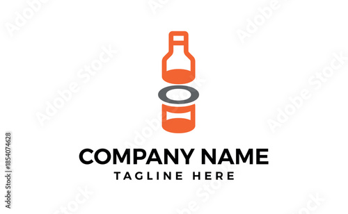 Vector Design Wine Bottle Icon Style