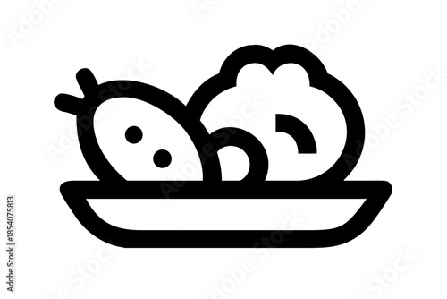 Clean Food Composition With Soft Colors  Minimal V