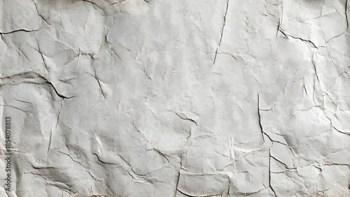 White wrinkle recycle paper background, Craft crumpled paper, cardboard background.