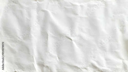 White wrinkle recycle paper background, Craft crumpled paper, cardboard background.