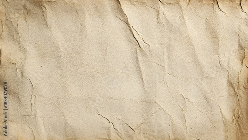 Brown crumple paper texture can be use as background. 