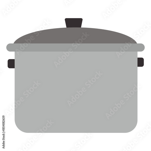 Pressure cooker flat icon