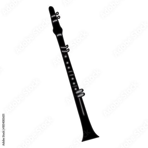 Clarinet musical instrument doodle